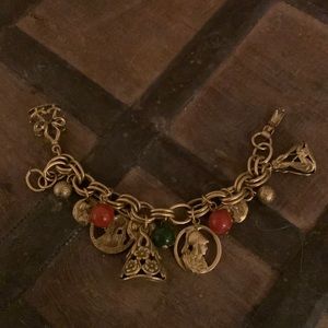 Coro charm bracelet